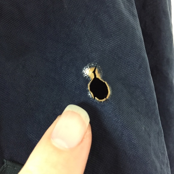 Men’s White Sierra Windbreaker, Green, size L - Picture 3 of 4